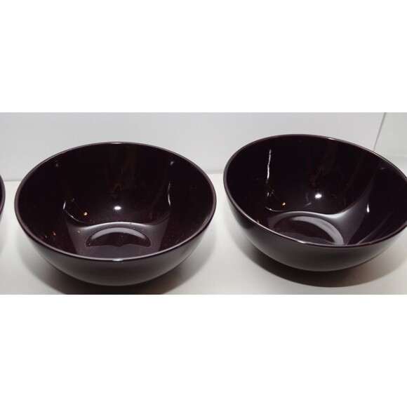 Ikea of Sweden 120 11 Purple Cereal Soup Bowls Set of 4 - Picture 4 of 7